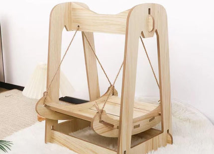 Hamaca De Madera Para Gatos