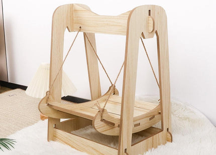 Hamaca De Madera Para Gatos
