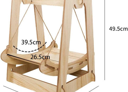 Hamaca De Madera Para Gatos