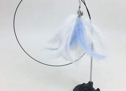 Juguete Interactivo Para Gato Con Plumas Y Ventosa