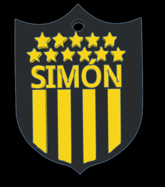 Chapita identificatoria Peñarol