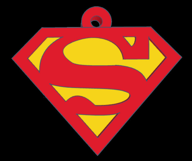 Chapita identificatoria Superman