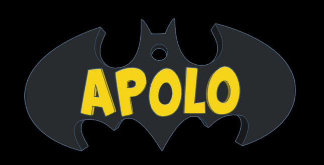 Chapita identificatoria Batman