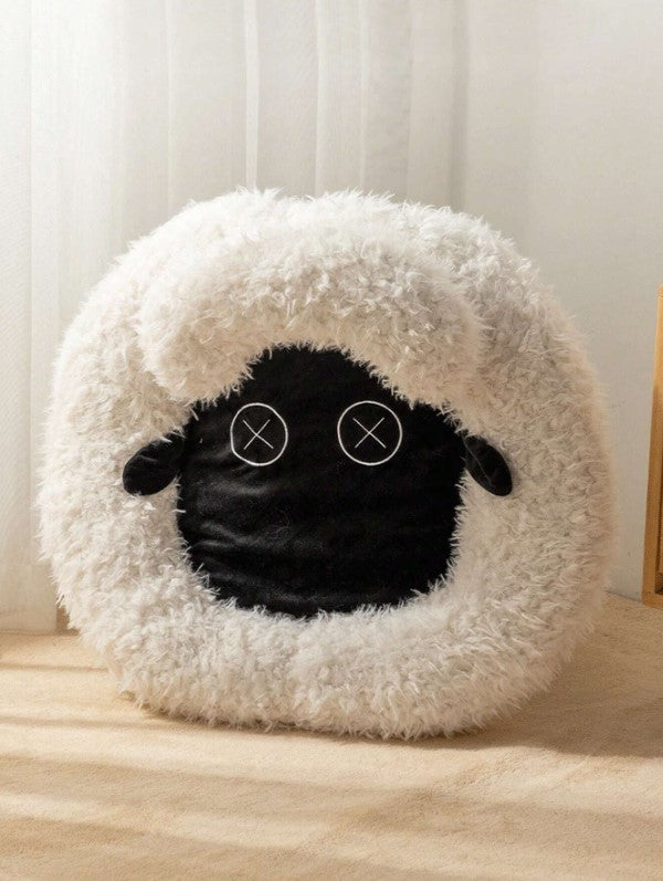 Cama Ovejita Cómoda Y Suave Para Mascotas