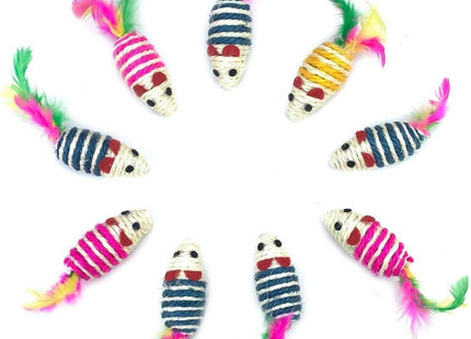 Juguete Ratón De Sisal Para Gatos