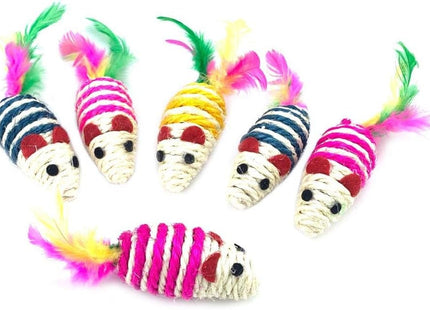 Juguete Ratón De Sisal Para Gatos