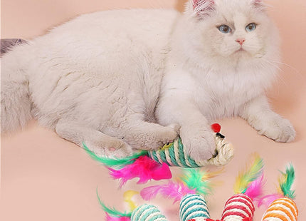 Juguete Ratón De Sisal Para Gatos