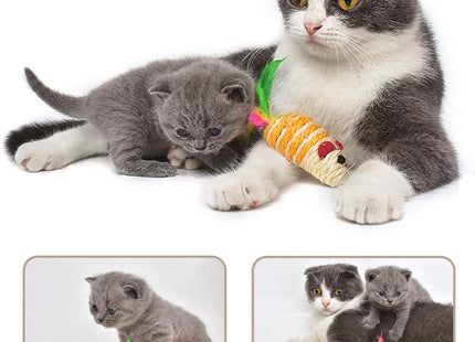 Juguete Ratón De Sisal Para Gatos