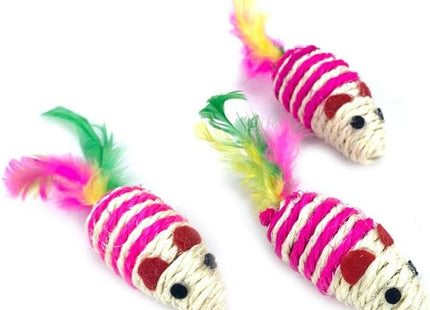 Juguete Ratón De Sisal Para Gatos