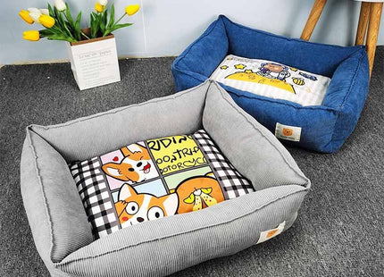 Cama Rectangular Con Diseños