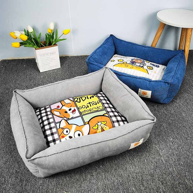 Cama Rectangular Con Diseños