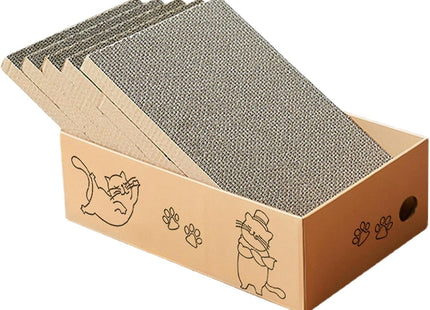 Pack 5 Rascadores De Cartón Para Gato