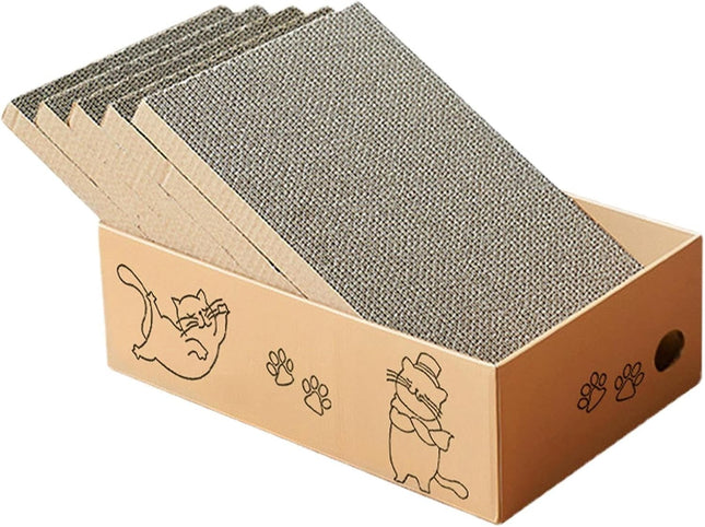 Pack 5 Rascadores De Cartón Para Gato