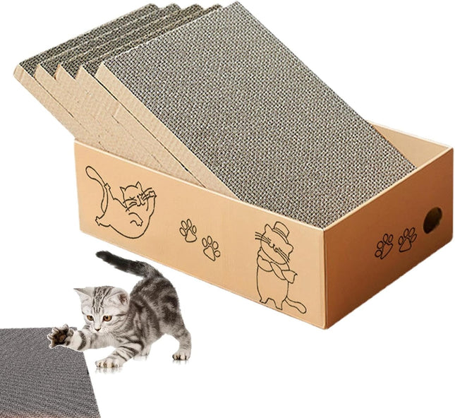 Pack 5 Rascadores De Cartón Para Gato