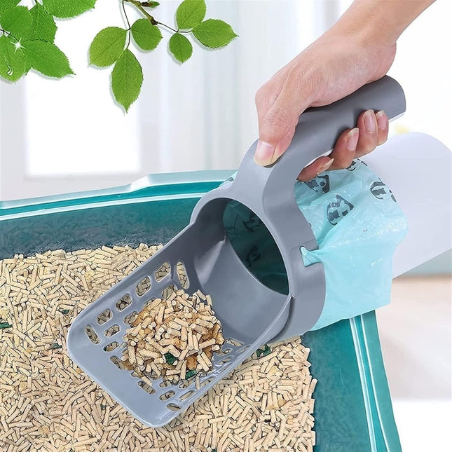 Pala Sanitaria Con Recipiente y Bolsa