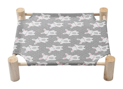 Cama Elevada De Madera Para Mascotas