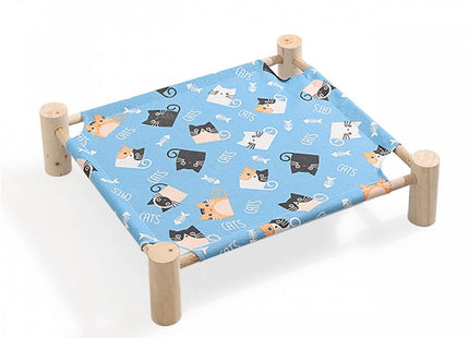 Cama Elevada De Madera Para Mascotas