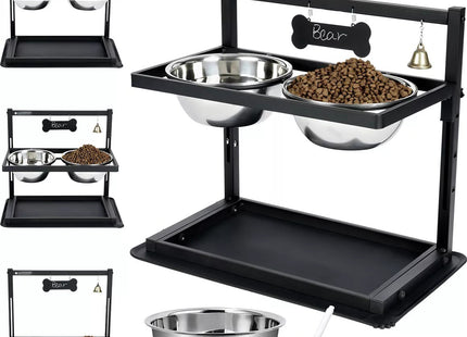 Comedero Ajustable Con Base