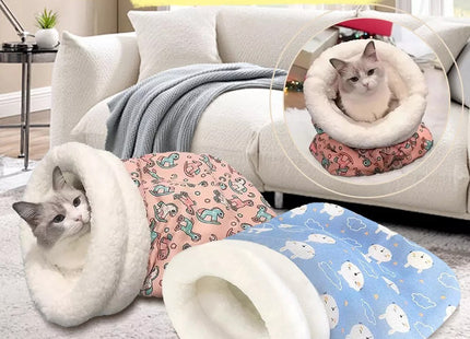 Saco De Dormir Tipo Cueva Para Gatos