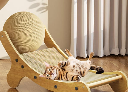 Rascador Cartón Y Sisal Para Gatos