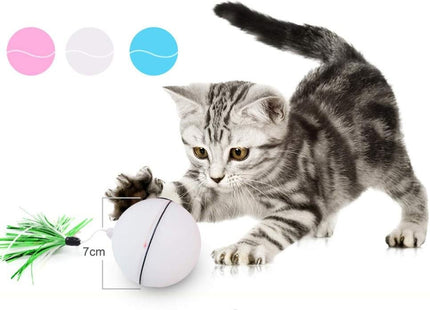 Juguete para gato pelota con movimiento recargable