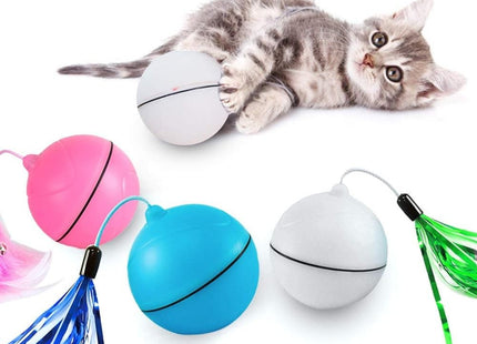 Juguete para gato pelota con movimiento recargable