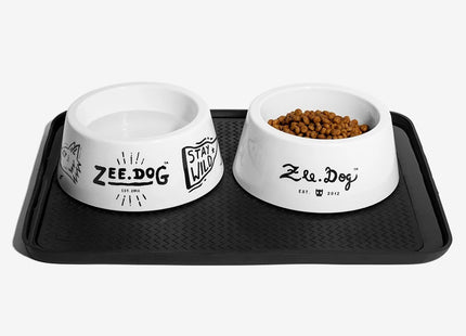 Zee mat bandeja para apoyar plato comida o agua