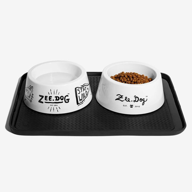 Zee mat bandeja para apoyar plato comida o agua