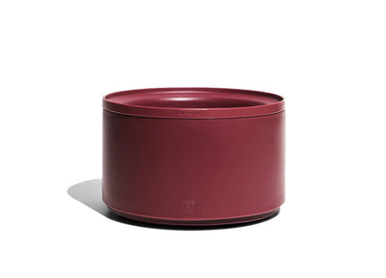 Pote Comedero Zeebowl Bordeaux Altura Ajustable