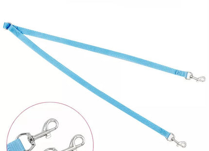 Correa paseo para perro doble 90 cm