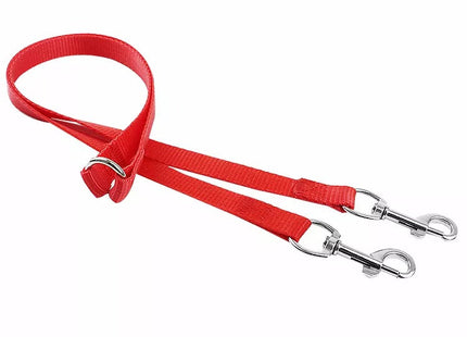 Correa paseo para perro doble 90 cm