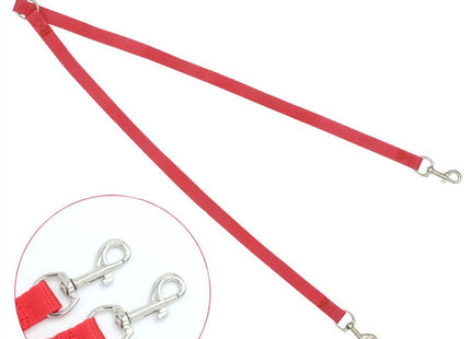 Correa paseo para perro doble 90 cm
