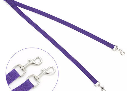 Correa paseo para perro doble 90 cm