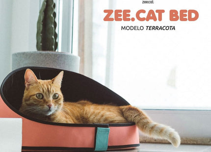 Cama cucha para gato Zee Cat Terracotta