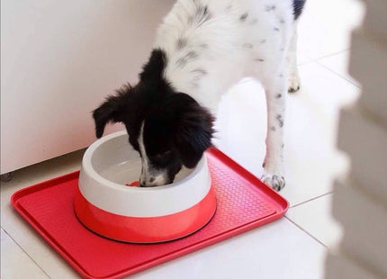Zee mat bandeja para apoyar plato comida o agua