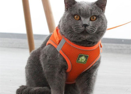 Arnés pechera Malla reflectiva para perro o gato