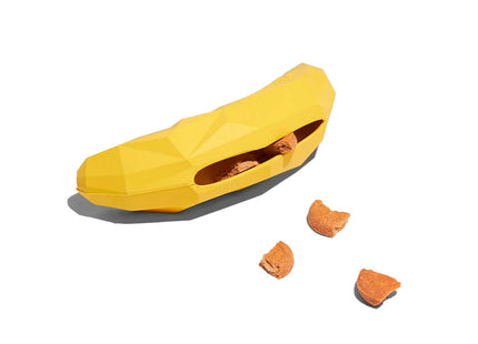 Juguete para perro Zeedog Fruitz banana dispensador