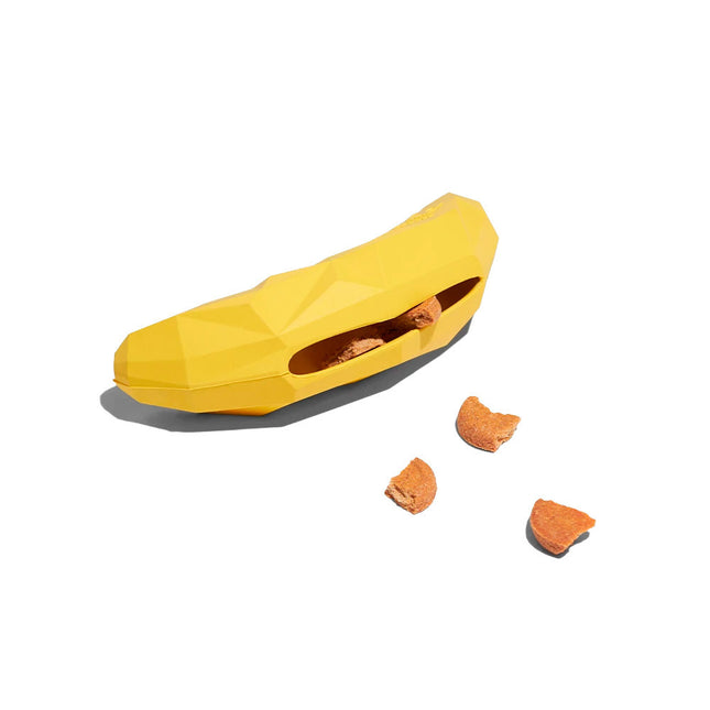 Juguete para perro Zeedog Fruitz banana dispensador