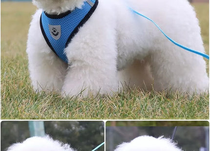 Pechera tipo malla reflectiva para mascotas
