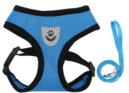 Pechera tipo malla reflectiva para mascotas