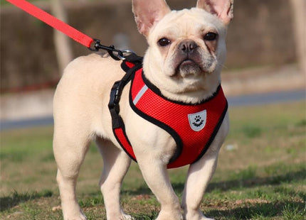 Pechera tipo malla reflectiva para mascotas