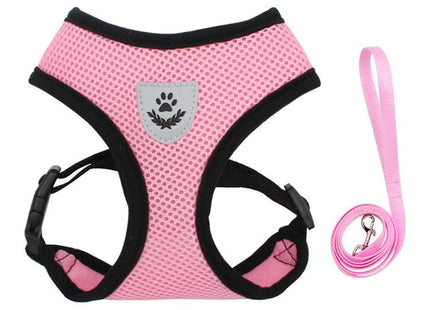 Pechera tipo malla reflectiva para mascotas