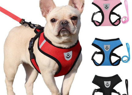 Pechera tipo malla reflectiva para mascotas