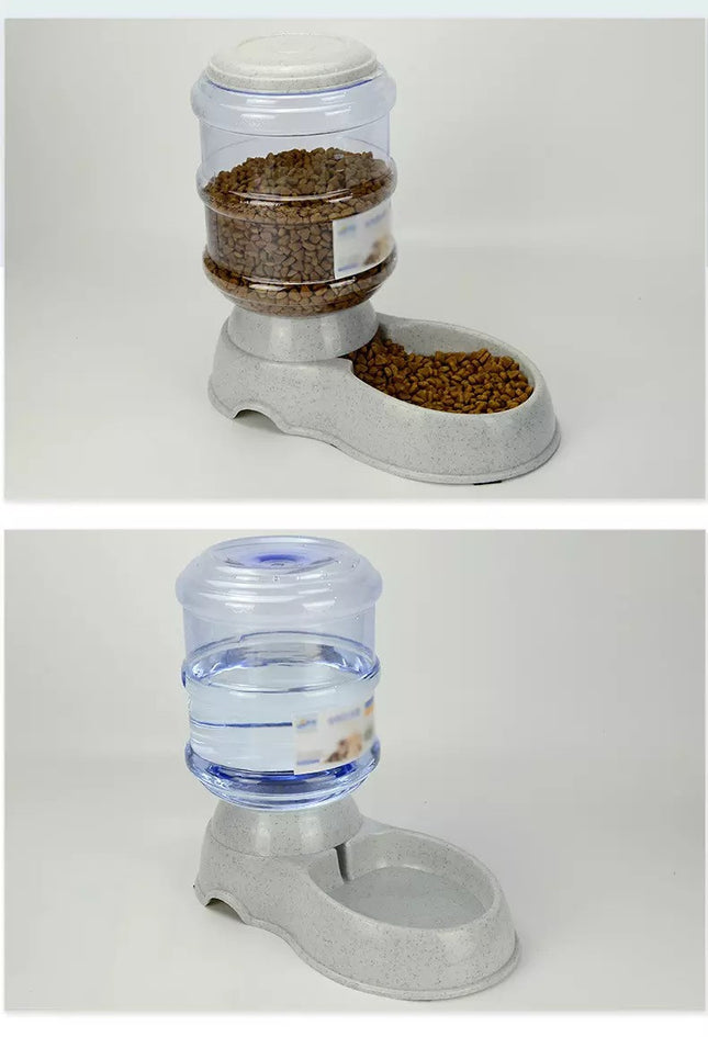 Plato bebedero dispensador automático perro o gato 3.8 litros