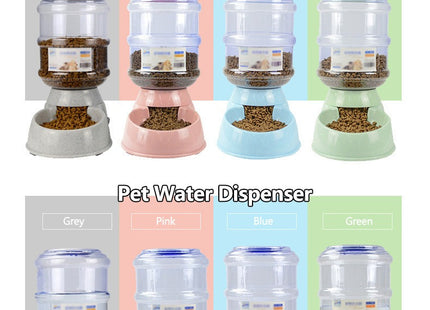 Plato bebedero dispensador automático perro o gato 3.8 litros