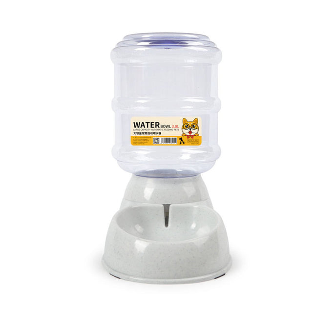 Plato bebedero dispensador automático perro o gato 3.8 litros