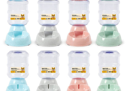 Plato bebedero dispensador automático perro o gato 3.8 litros