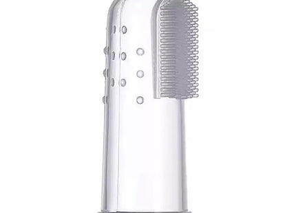 Cepillo de dientes de silicona para mascotas