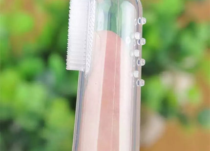 Cepillo de dientes de silicona para mascotas