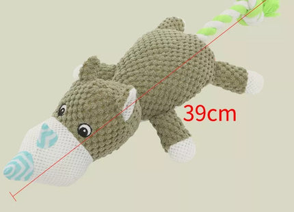 Juguete para perro peluche acostado diseño animales